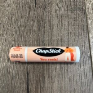 rare yummy moisturizing peach chapstick
